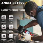 ANCEL 12V/24V Printer-Type Car Battery Tester Battery Power CCA Internal Resistance Life Detector, BST600 – Durable Build, Easy to Use