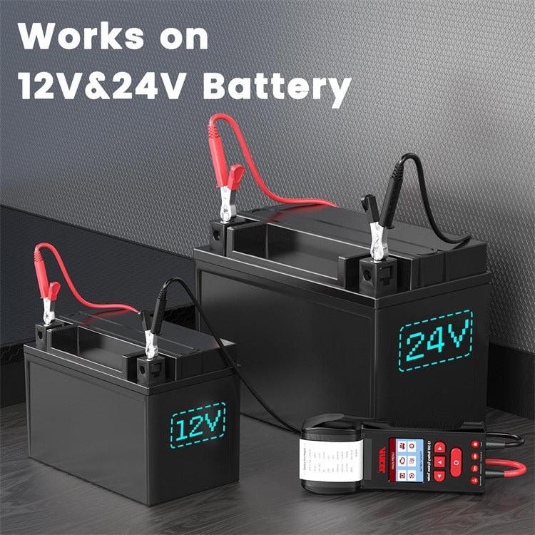 ANCEL 12V/24V Printer-Type Car Battery Tester Battery Power CCA Internal Resistance Life Detector, BST600 – Durable Build, Easy to Use
