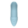 Pet Finger Toothbrush Cats Dogs Silicone Toothbrush Pet Oral Cleaning Care Tool Blue