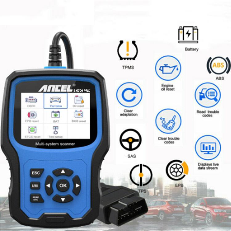 ANCEL BM700 Upgraded Version For BMW Full System Diagnostic OBDII Tester Maintenance And Resetting Repair Tools, BM700 Upgraded Version – Durable Build, Easy to Use