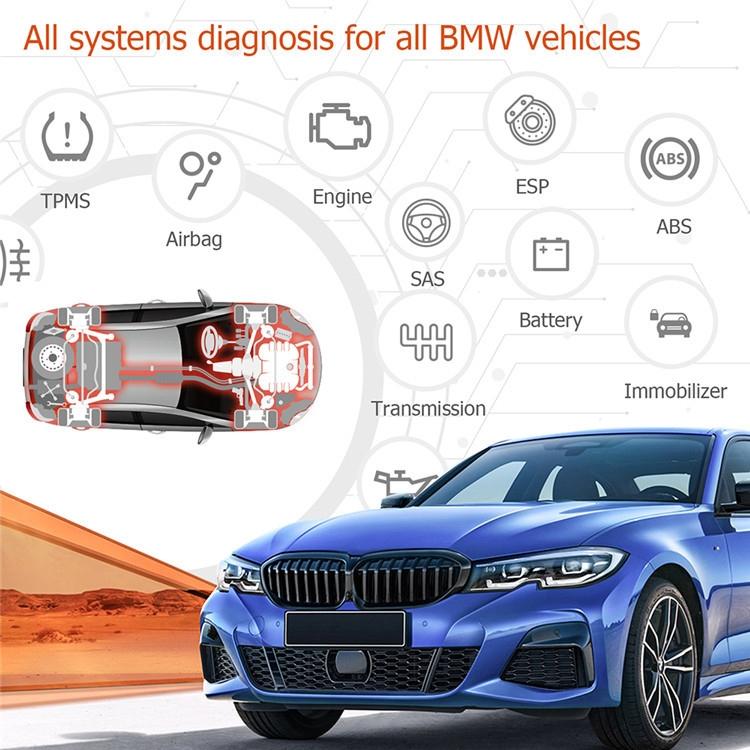 ANCEL BM700 Upgraded Version For BMW Full System Diagnostic OBDII Tester Maintenance And Resetting Repair Tools, BM700 Upgraded Version – Durable Build, Easy to Use