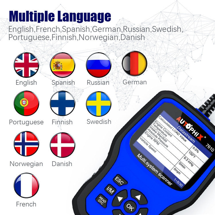 AUTOPHIX 7610 OBD2 Scan Diagnostic Tool Full System Maintenance And Repair Detector, 7610 – Durable Build, Easy to Use