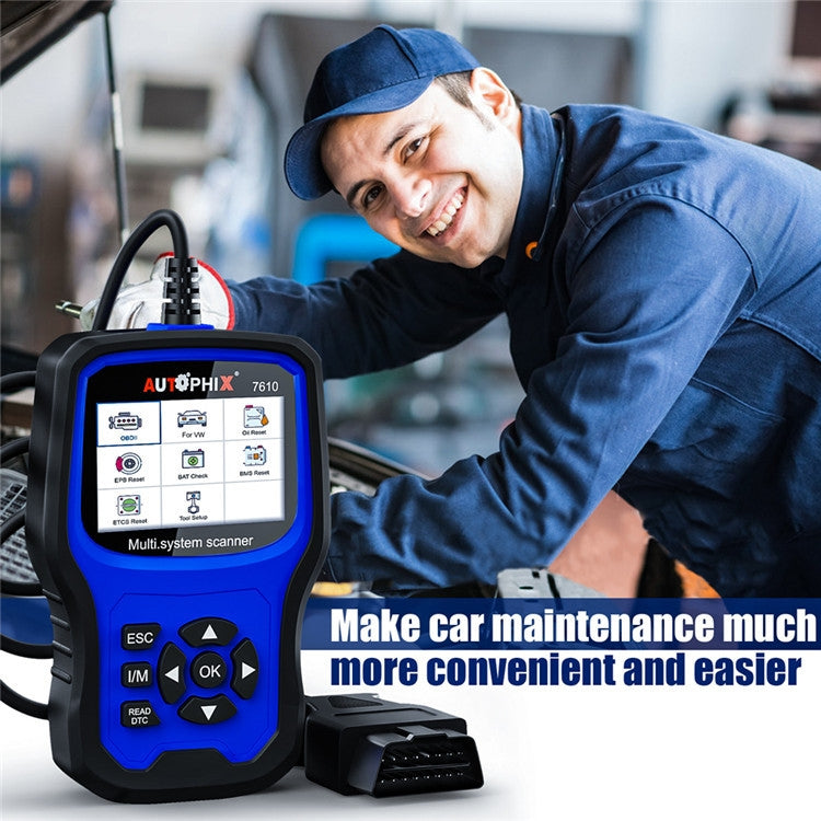 AUTOPHIX 7610 OBD2 Scan Diagnostic Tool Full System Maintenance And Repair Detector, 7610 – Durable Build, Easy to Use