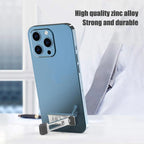 2pcs Invisible Cooling Stand Heightening Pad For Laptop & Smartphones & Tablet, 110034 Light Gray – Aluminum Alloy