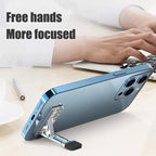 2pcs Invisible Cooling Stand Heightening Pad For Laptop & Smartphones & Tablet, 110034 Light Gray – Aluminum Alloy