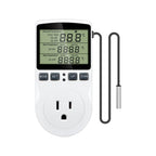 Intelligent Digital Thermostat Countdown Temperature Control Switch Socket Timing Temperature Controller, US Plug US Plug US