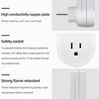 Intelligent Digital Thermostat Countdown Temperature Control Switch Socket Timing Temperature Controller, US Plug