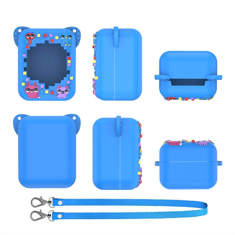 For Bitzee Electronic Pet Machine Silicone Protective Case, Blue, Light Purple, Pink, Mint Green Blue
