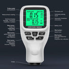 HW300-MAX Coating Thickness Gauge Anti-skid Paint Film Tester, White, Black – Non-slip