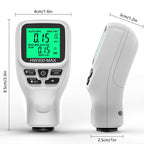 HW300-MAX Coating Thickness Gauge Anti-skid Paint Film Tester, White, Black – Non-slip