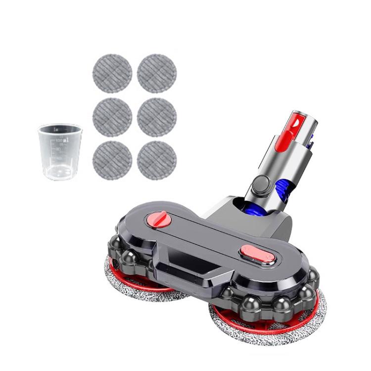 Vacuum Cleaner Electric Mop Head with Detachable Water Tank and 6 Mop Pads, For Dyson V7 / V8 / V10 / V11 / V15 / G5, For Dyson V6 / DC62, For Dyson V10 Slim / V12 For Dyson V7 V8 V10 V11 V15 G5