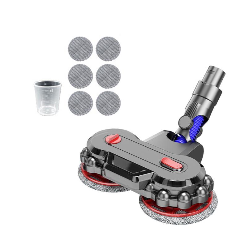 Vacuum Cleaner Electric Mop Head with Detachable Water Tank and 6 Mop Pads – TPU, For Dyson V7 / V8 / V10 / V11 / V15 / G5, For Dyson V6 / DC62, For Dyson V10 Slim / V12 For Dyson V6 DC62