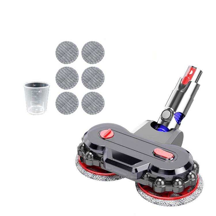 Vacuum Cleaner Electric Mop Head with Detachable Water Tank and 6 Mop Pads – TPU, For Dyson V7 / V8 / V10 / V11 / V15 / G5, For Dyson V6 / DC62, For Dyson V10 Slim / V12 For Dyson V10 Slim V12