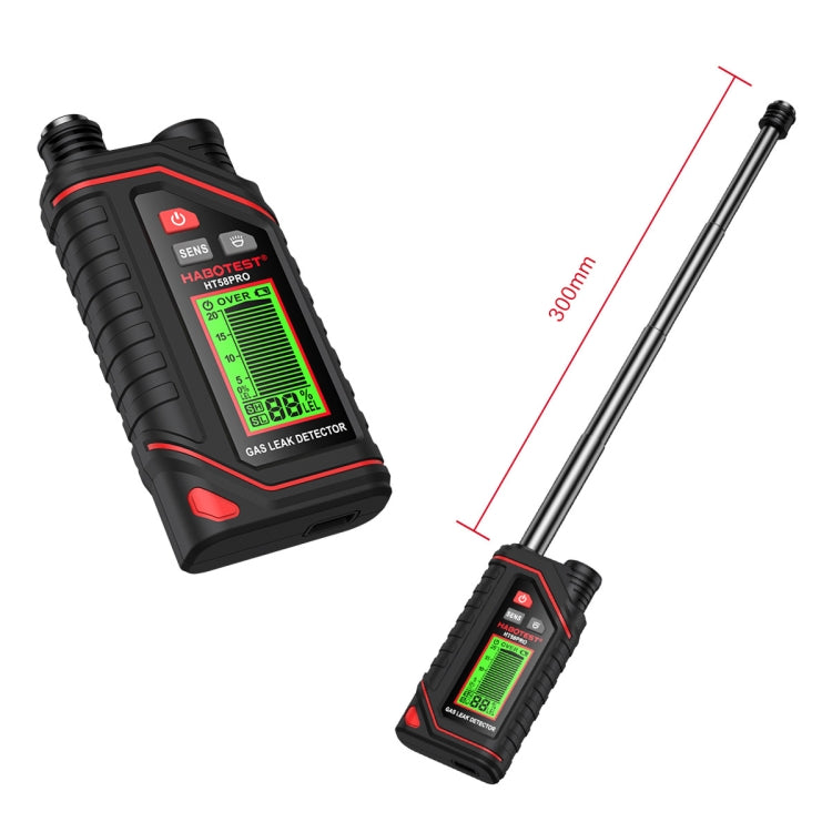 HABOTEST Portable Rechargeable Gas Detector, HT629