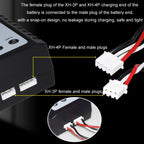 ImaxRC 7.4V/11.1V 2S/3S Model Aircraft Drone Lithium Battery Intelligent Balance Charger, US Plug – Aluminum Alloy, TPU