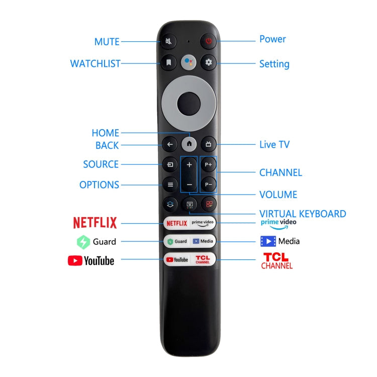 For TCL FMR1 Infrared Smart TV Remote Control – Durable Build, Easy to Use