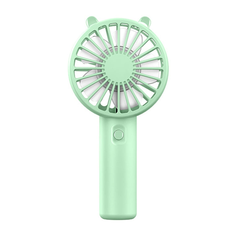 Mini USB Handheld Fan Rechargeable Portable Desktop Phone Holder – Durable Build, Easy to Use Green