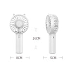Mini USB Handheld Fan Rechargeable Portable Desktop Phone Holder
