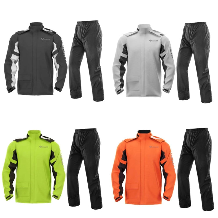 SULAITE Outdoor Motorcycle Riding Full Body Split Raincoat Suit, L, XL, XXL, XXXL, M – Waterproof, Wear-resistant, TPU