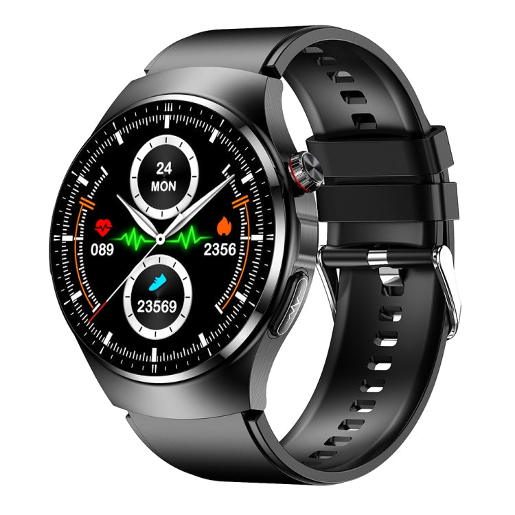 TK25 1.39-inch IP67 Waterproof Sports Health Monitoring Smart Bluetooth Calling Watch Black Silicone