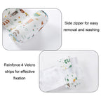 Baby Shape Correcting Fixed Millet Pillow Infant Heads Shape Rectifying Stationary Cushion, Fairy Tale World, Happy Bear, Forest Kingdom, Dinosaurs, Pink Forest, Green Forest