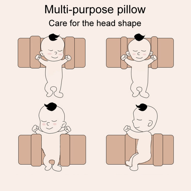 Baby Shape Correcting Fixed Millet Pillow Infant Heads Shape Rectifying Stationary Cushion, Fairy Tale World, Happy Bear, Forest Kingdom, Dinosaurs, Pink Forest, Green Forest