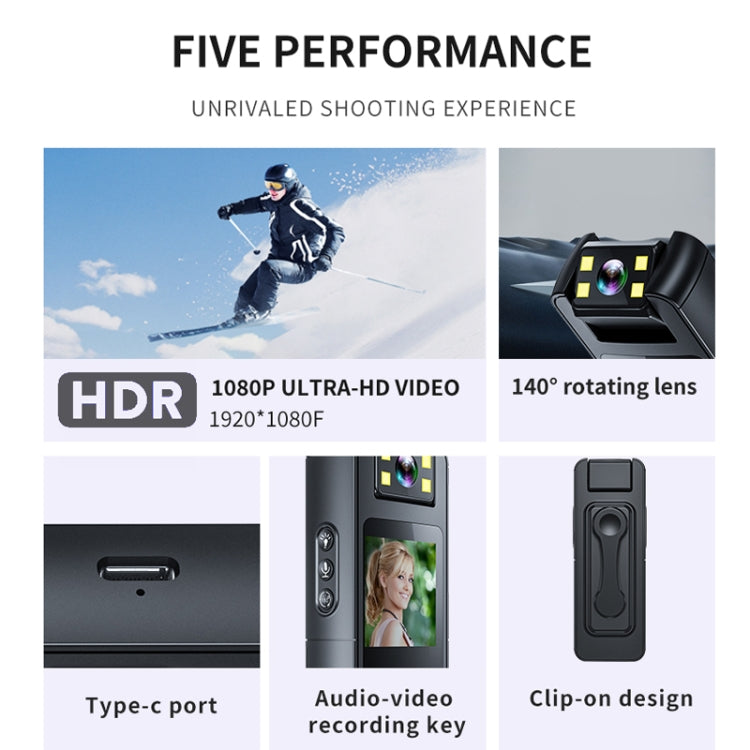 High-Definition Night Vision Portable Outdoor Sports Recorder Camera, CS11 – Durable Build, Easy to Use