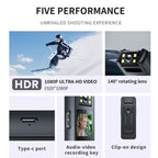 High-Definition Night Vision Portable Outdoor Sports Recorder Camera, CS11 – Durable Build, Easy to Use