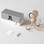 JisuLife Stroller Fan Life2S High Speed Energy Saving Stroller Mini Fan Octopus Bladeless Swingable Head Air Purifying Fan, Life2S