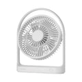 JisuLife FA19 4000mAh Wireless Rechargeable Desktop Mini Fan Silent Portable Fan White