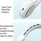 JisuLife FA31 USB Rechargeable Hanging Neck Mini Fan Bladeless Cooling Outdoor High Wind Power Electric Fan