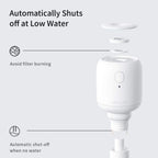JisuLife JB07 Wireless High Mist Portable Humidifier, No Water Tank, White 1100mAh, White 2200mAh