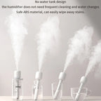 JisuLife JB07 Wireless High Mist Portable Humidifier, No Water Tank, White 1100mAh, White 2200mAh