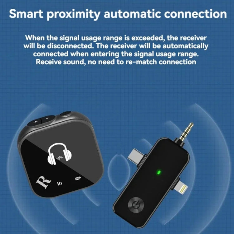 5.8G Wireless In-ear Monitor System Support Dual-Earphone Monitoring, One To Two, One To Four – TPU