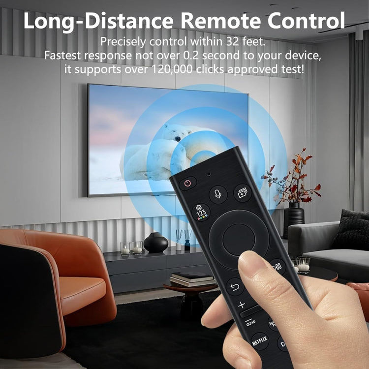 For Samsung Smart TV BN59-01385A Replacement Remote Control, Battery, Charging – Durable Build, Easy to Use