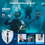 TELESIN 0.85m Underwater Selfie Stick Wireless Remote Control For GoPro HERO13 Black / HERO12 Black / HERO11 Black / HERO10 Black / HERO9 Black / HERO8 Black, Selfie Stick