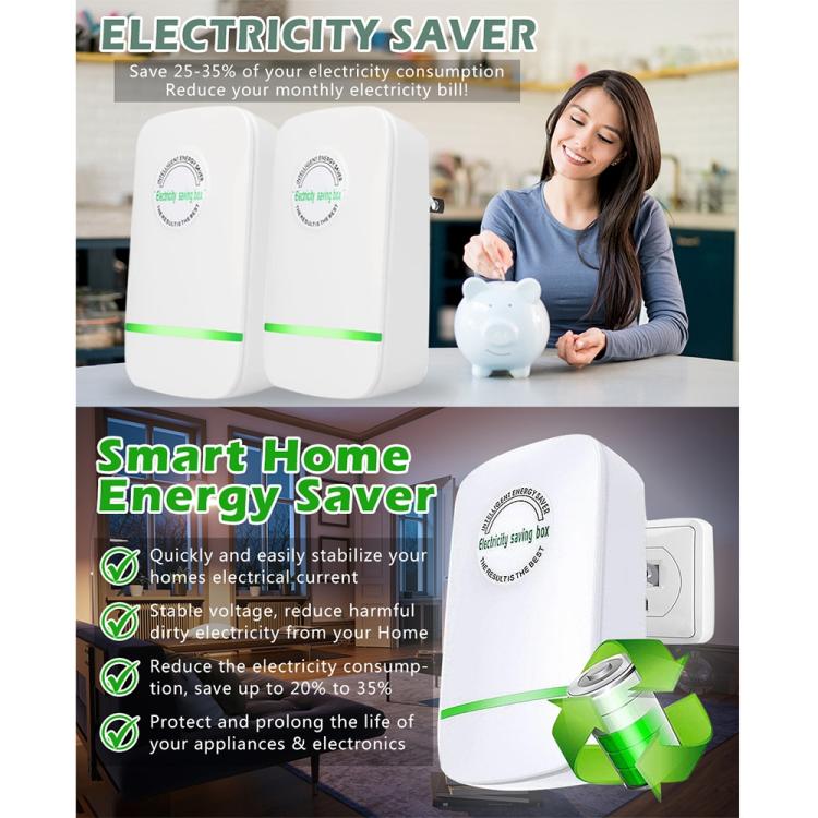 SD008 Smart Home Energy Saver Portable Safety Power Saving Box, EU Plug, US Plug, UK Plug – Durable Build, Easy to Use