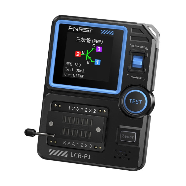 FNIRSI LCR-P1 Transistor Tester Multifunctional Electronic Component Inspection Tool, LCR-P1 – Durable Build, Easy to Use LCR-P1