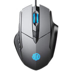 Inphic PW1H Wired Silent Illuminated Computer Gaming 6-Button Mouse – Wear-resistant, Non-slip