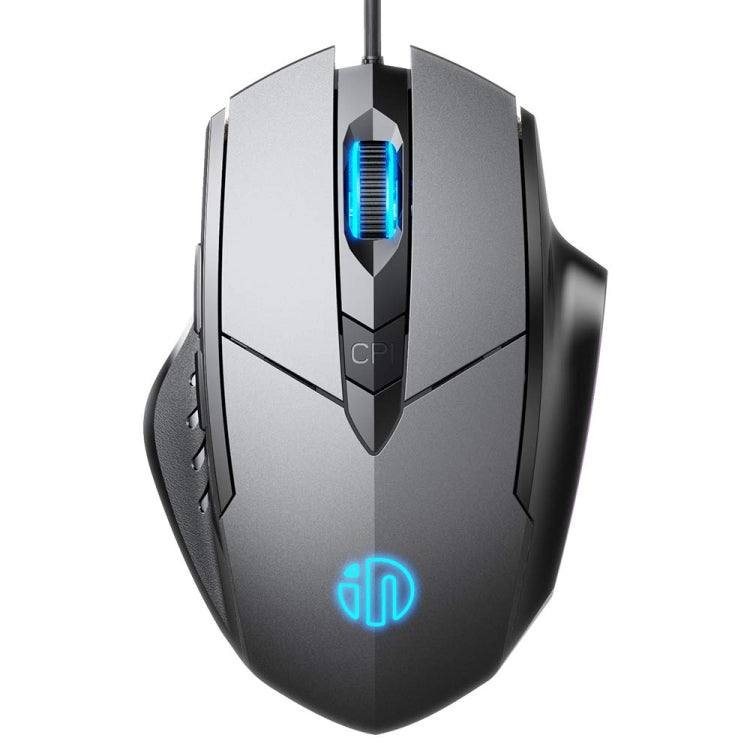 Inphic PW1H Wired Silent Illuminated Computer Gaming 6-Button Mouse – Wear-resistant, Non-slip