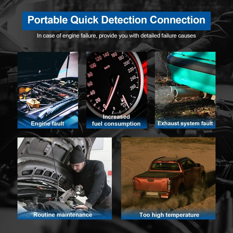 HUMZOR OBD2 Bluetooth 5.2 Car Fault Diagnostic Instrument, Z50 – Bluetooth