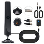 4K 1080P Indoor Digital TV Antenna For Local Channels 50 Miles Range With Amplifier Signal Booster, 50 Miles 20dBi HDTV-T2 50 Miles 20dBi HDTV-T2