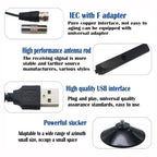 4K 1080P Indoor Digital TV Antenna For Local Channels 50 Miles Range With Amplifier Signal Booster, 50 Miles 20dBi HDTV-T2