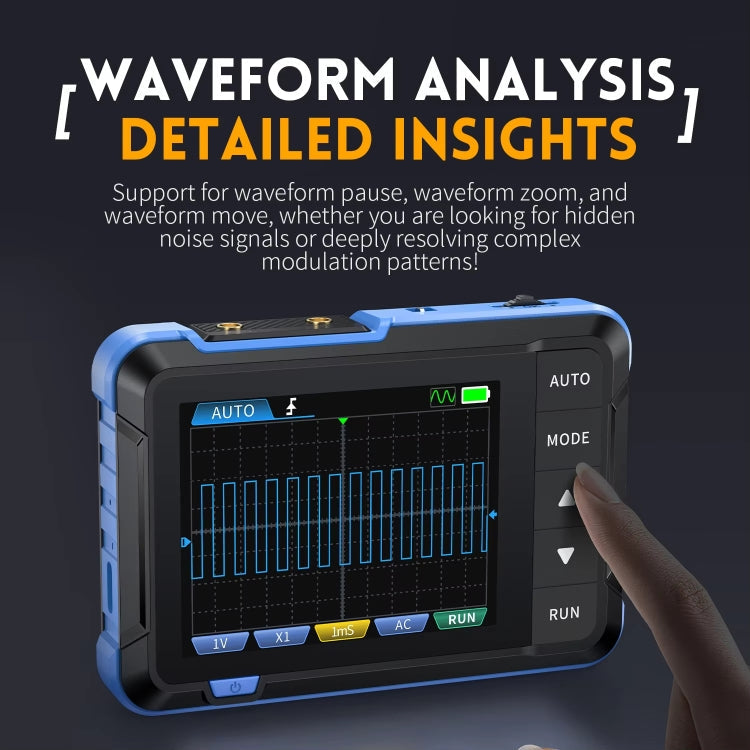 FNIRSI 2 In 1 Mini Portable Digital Oscilloscope Signal Generator, Standard, Upgrade