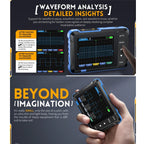 FNIRSI 2 In 1 Mini Portable Digital Oscilloscope Signal Generator, Standard, Upgrade