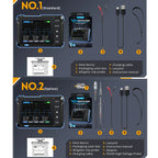 FNIRSI 2 In 1 Mini Portable Digital Oscilloscope Signal Generator, Standard, Upgrade