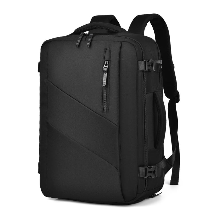 WEIXIER B722 Simple Style Large Capacity Travel Multifunctional Backpack Black