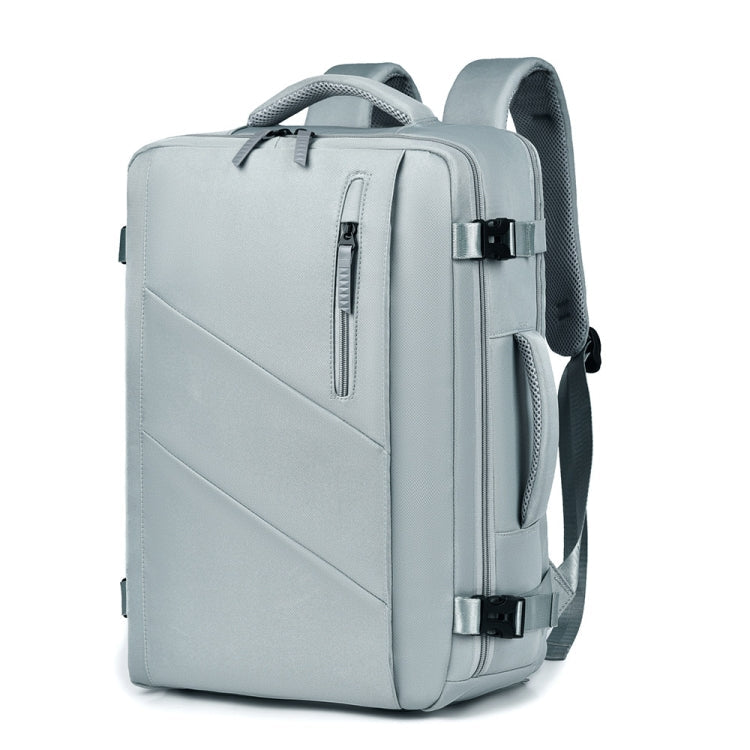WEIXIER B722 Simple Style Large Capacity Travel Multifunctional Backpack – Wear-resistant Light Blue
