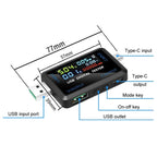 6527-Q Multifunctional Digital Voltage And Current Meter Portable Capacity Tester, 6527-Q