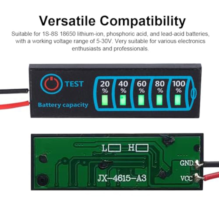 Lead- Acid Lithium Battery Universal LED Voltage And Electricity Display Board, Universal LED – Waterproof